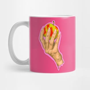 Girl with apple Mug